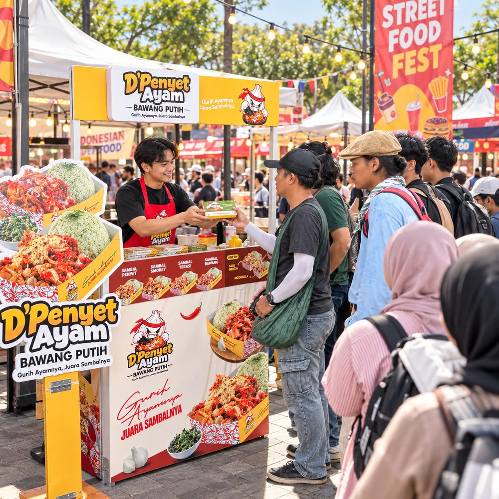Solusi Kemitraan D'Penyet Ayam Bawang Putih